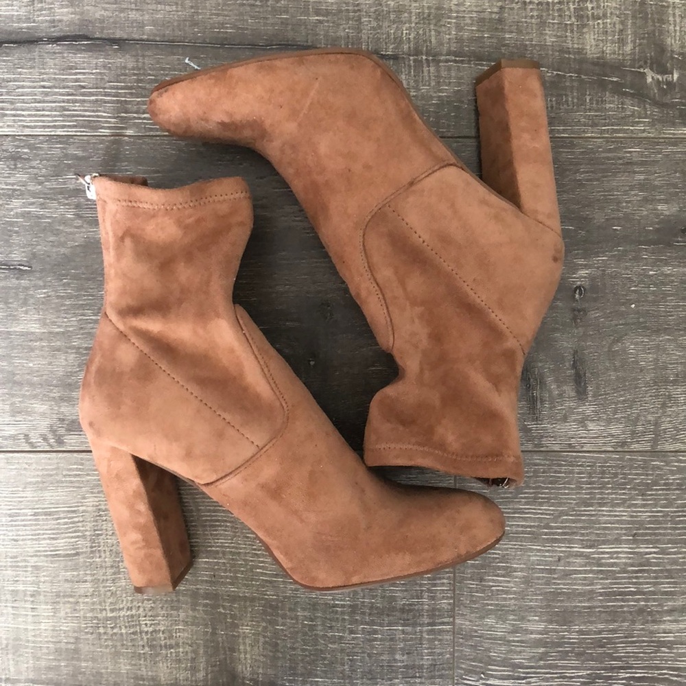 Steve Madden Tan Booties Size 8